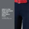 Russell Athletic Girls Knicker Softball Pants – Belted with Back Pockets Low Rise Style for Comfort on The Field(Navy)