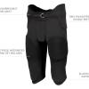 Russell Athletic Integrated 7-Piece Pad Football Pant, Black, S