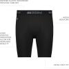 Russell Athletic Mens Compression Shorts(Black)