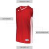 Russell Athletic Men’s Legacy Basketball Jersey(True Red/White)