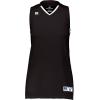 Russell Athletic Women’s Ladies Legacy Basketball Jersey(Black/White)