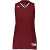 Russell Athletic Women’s Ladies Legacy Basketball Jersey(Cardinal/White)