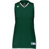 Russell Athletic Women’s Ladies Legacy Basketball Jersey(Dark Green/White)