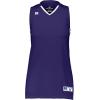 Russell Athletic Women’s Ladies Legacy Basketball Jersey(Purple/White)