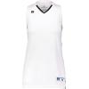Russell Athletic Women’s Ladies Legacy Basketball Jersey(White/Black)