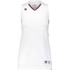 Russell Athletic Women’s Ladies Legacy Basketball Jersey(White/Cardinal)