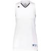 Russell Athletic Women’s Ladies Legacy Basketball Jersey(White/Navy)
