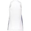 Russell Athletic Women’s Ladies Legacy Basketball Jersey(White/Purple)