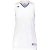 Russell Athletic Women’s Ladies Legacy Basketball Jersey(White/Royal)