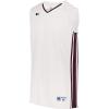 Russell Athletic Boy’s Youth Legacy Basketball Jersey(White/Maroon)