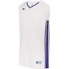 Russell Athletic Boy’s Youth Legacy Basketball Jersey(White/Purple)