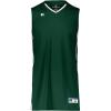 Russell Athletic Men’s Legacy Basketball Jersey(Dark Green/White)