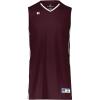 Russell Athletic Men’s Legacy Basketball Jersey(Maroon/White)