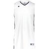 Russell Athletic Men’s Legacy Basketball Jersey(White/Navy)