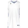 Russell Athletic Men’s Legacy Basketball Jersey(White/Royal)