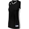 Russell Athletic Women’s Ladies Legacy Basketball Jersey(Black/White)