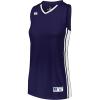 Russell Athletic Women’s Ladies Legacy Basketball Jersey(Purple/White)