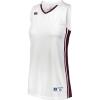 Russell Athletic Women’s Ladies Legacy Basketball Jersey(White/Maroon)