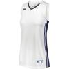 Russell Athletic Women’s Ladies Legacy Basketball Jersey(White/Navy)