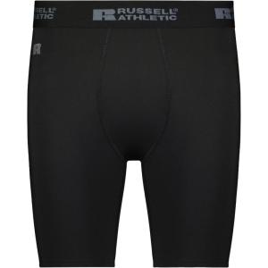 Russell Athletic Mens Compression Shorts(Black)
