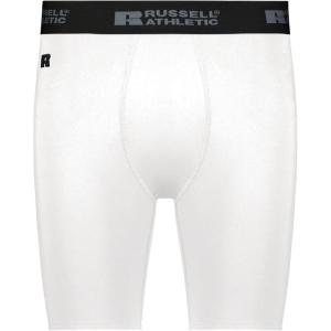 Russell Athletic Mens Compression Shorts(White)