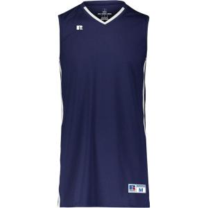 Russell Athletic Men’s Legacy Basketball Jersey(Purple/White)