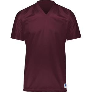 Russell Athletic Solid Flag Lightweight Football Jersey for Men, Ideal for Game Day and Training(Maroon)
