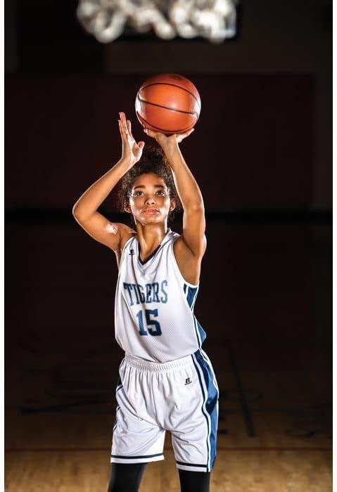 imageRussell Athletic Womens Ladies Legacy Basketball ShortsRoyalWhite