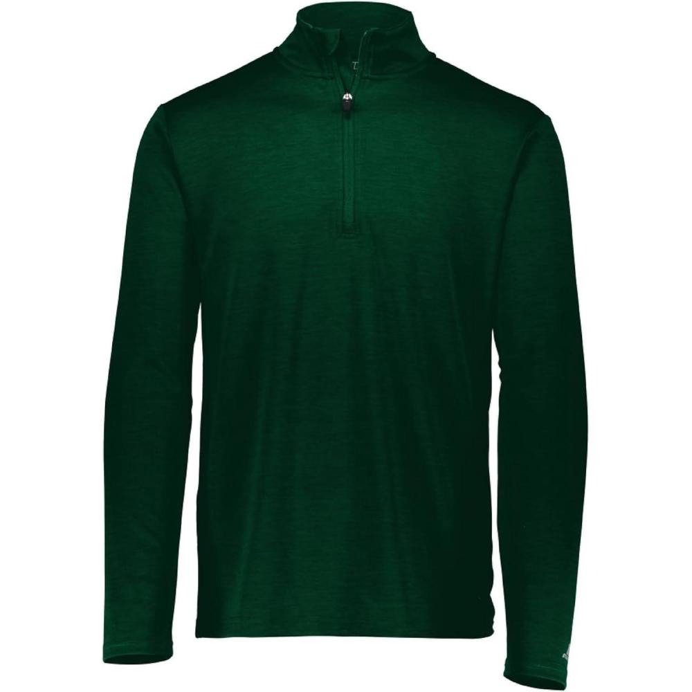 imageRussell Athletic Dripower Lightweight 14 Zip Pullover OuterwearDark Green