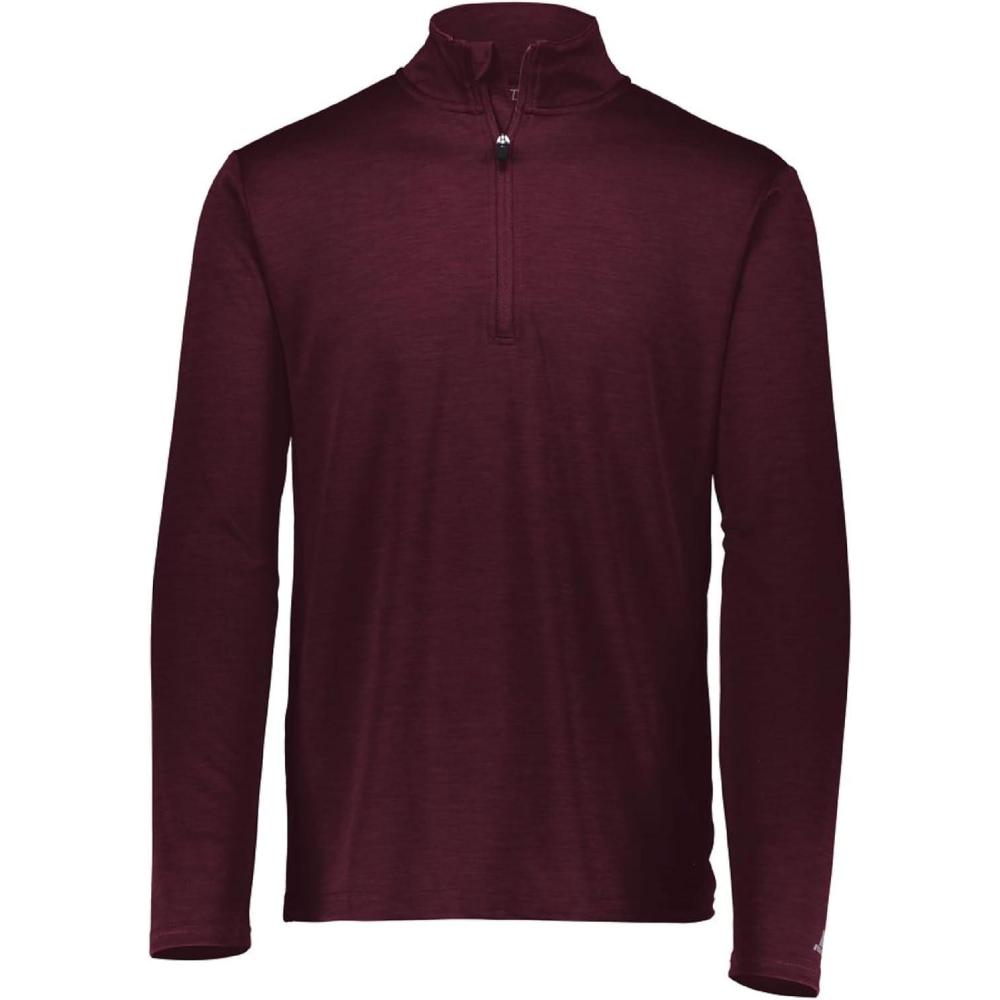 imageRussell Athletic Dripower Lightweight 14 Zip Pullover OuterwearMaroon
