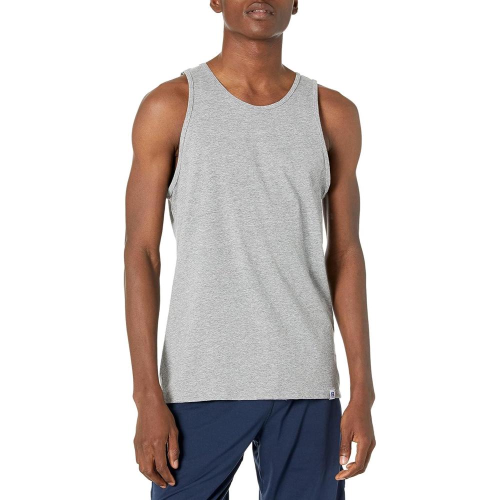 imageRussell Athletic Mens DriPower Cotton Blend Tees ampamp Tanks Moisture Wicking Odor Protection UPF 30 Sizes S4xOxford