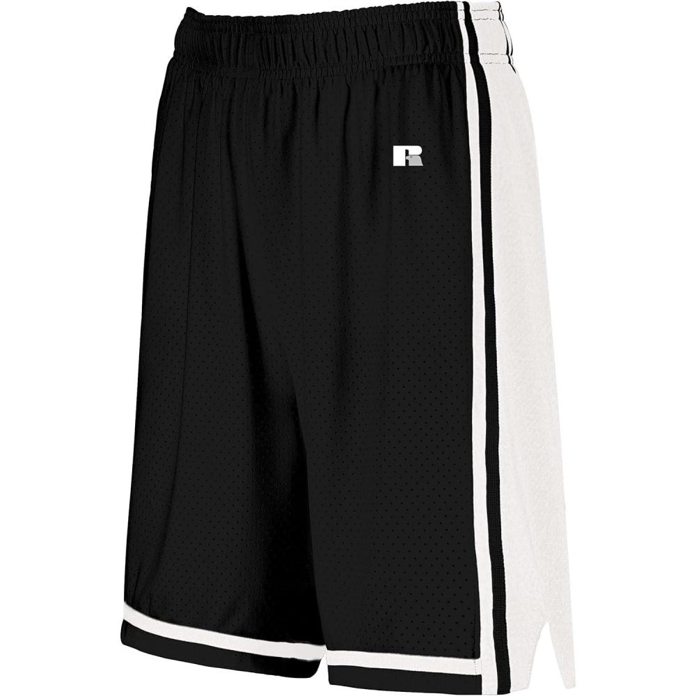 imageRussell Athletic Womens Ladies Legacy Basketball ShortsBlackWhite