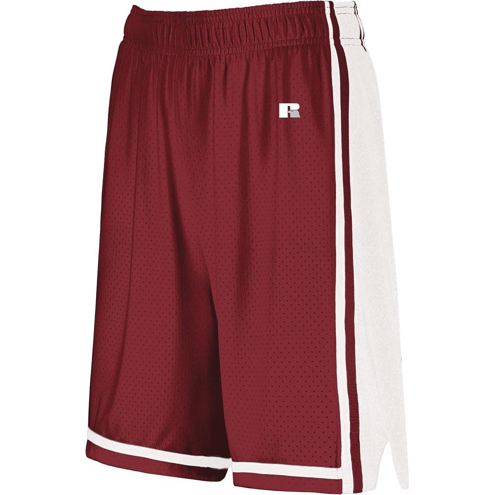 imageRussell Athletic Womens Ladies Legacy Basketball ShortsCardinalWhite