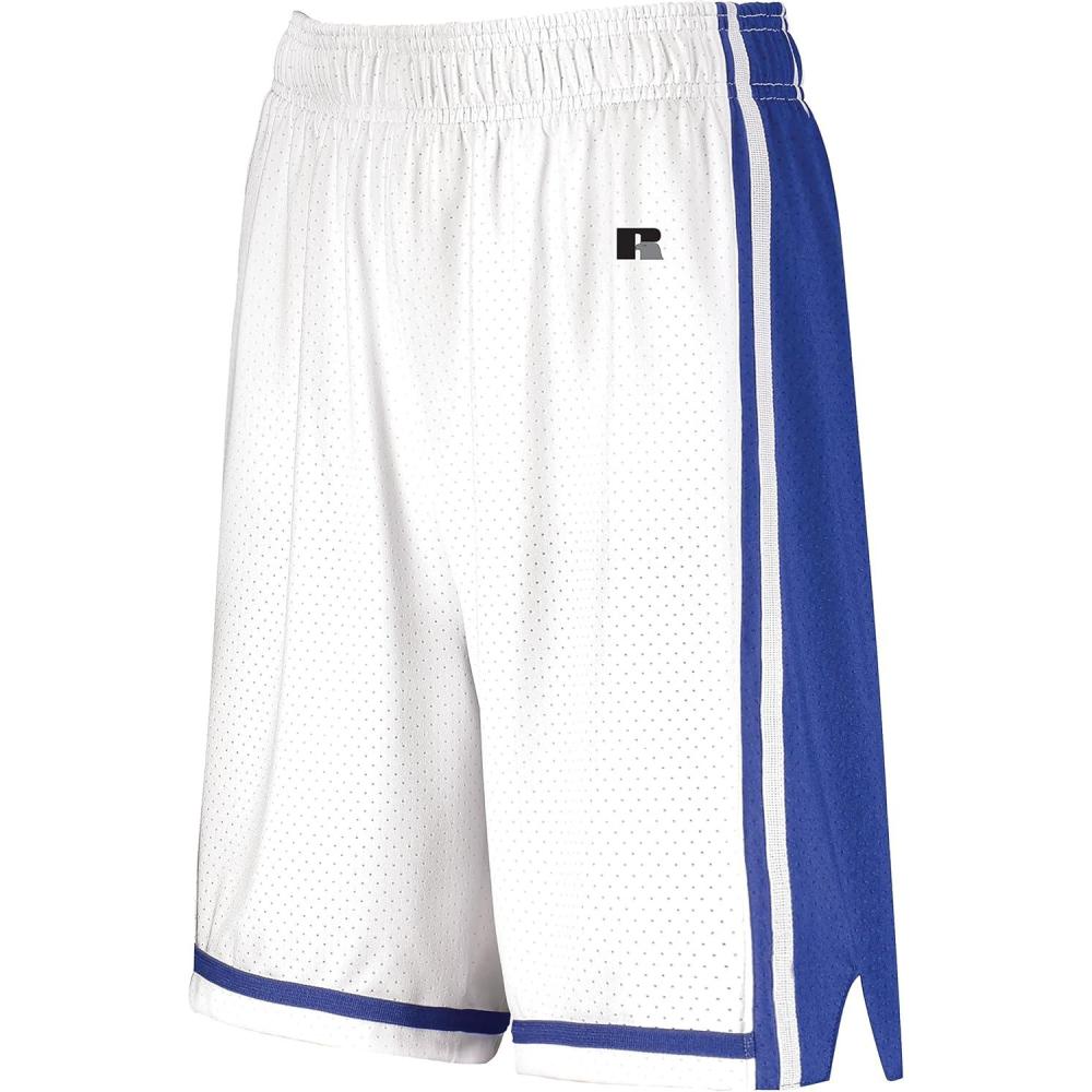 imageRussell Athletic Womens Ladies Legacy Basketball ShortsWhiteRoyal