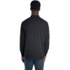 Jerzees Men’s Long Sleeve Polo Shirts, Cotton Blend, Two Button Closure, Regular Fit, Sizes S-2x(Black – Spotshield)