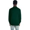 Jerzees Men’s Long Sleeve Polo Shirts, Cotton Blend, Two Button Closure, Regular Fit, Sizes S-2x(Forest Green – Dri-power)