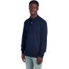 Jerzees Men’s Long Sleeve Polo Shirts, Cotton Blend, Two Button Closure, Regular Fit, Sizes S-2x(Navy – Spotshield)