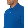Jerzees Men’s Long Sleeve Polo Shirts, Cotton Blend, Two Button Closure, Regular Fit, Sizes S-2x(Royal – Spotshield)
