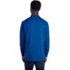 Jerzees Men’s Long Sleeve Polo Shirts, Cotton Blend, Two Button Closure, Regular Fit, Sizes S-2x(Royal – Spotshield)