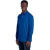 Jerzees Men’s Long Sleeve Polo Shirts, Cotton Blend, Two Button Closure, Regular Fit, Sizes S-2x(Royal – Spotshield)