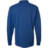 Jerzees Men’s Long Sleeve Polo Shirts, Cotton Blend, Two Button Closure, Regular Fit, Sizes S-2x(Royal)