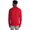 Jerzees Men’s Long Sleeve Polo Shirts, Cotton Blend, Two Button Closure, Regular Fit, Sizes S-2x(True Red – Spotshield)