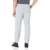 Jerzees Mens NuBlend Fleece Joggers with Pockets, Relaxed Fit, Cotton Blend(Heather Grey)