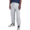 Jerzees Mens NuBlend Fleece Joggers with Pockets, Relaxed Fit, Cotton Blend(Heather Grey)