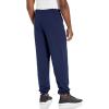 Jerzees Mens NuBlend Fleece Joggers with Pockets, Relaxed Fit, Cotton Blend(Navy)