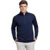 Russell Athletic Dri-power Lightweight 1/4 Zip Pullover Outerwear(Navy)