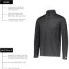 Russell Athletic Dri-power Lightweight 1/4 Zip Pullover Outerwear(Stealth)