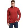 Russell Athletic Dri-power Lightweight 1/4 Zip Pullover Outerwear(True Red)
