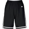 Russell Athletic Women’s Ladies Legacy Basketball Shorts(Black/White)