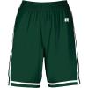 Russell Athletic Women’s Ladies Legacy Basketball Shorts(Dark Green/White)